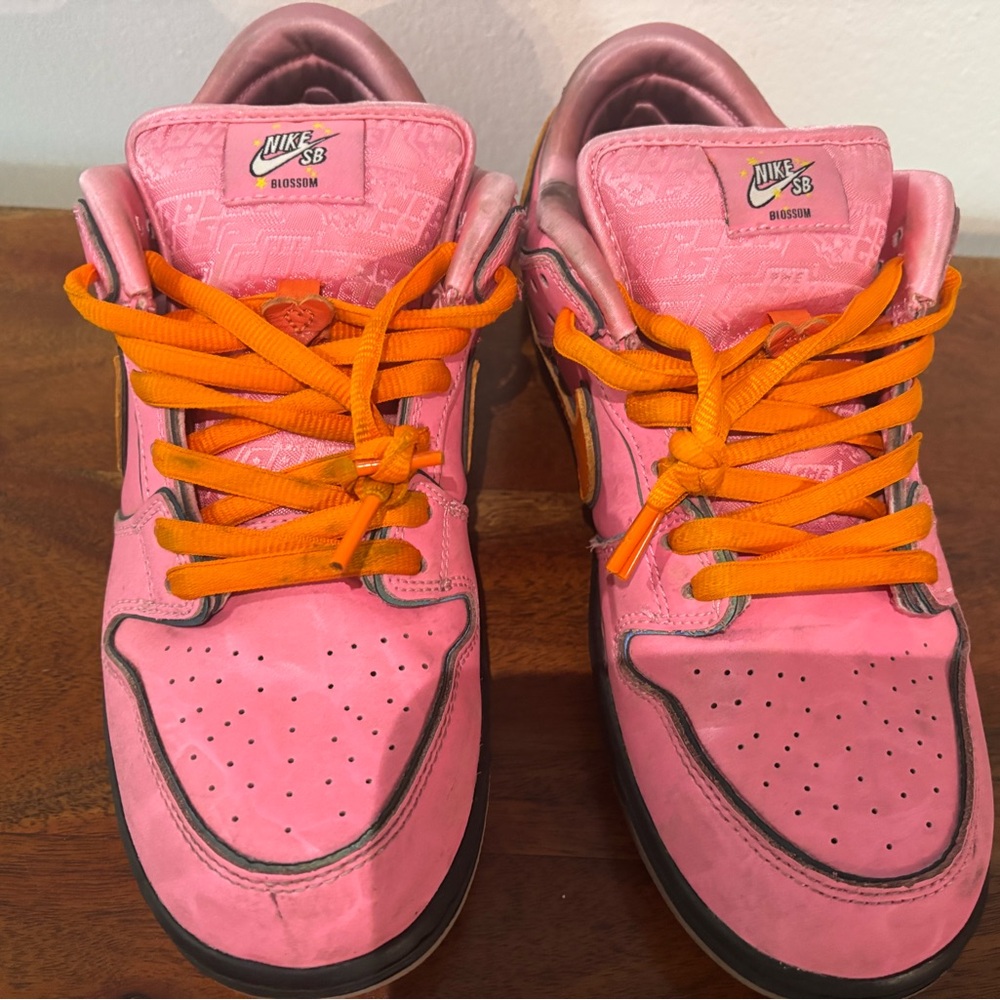Power puff girls x Nike dunk low SB ‘blossom’ men’s 9.5